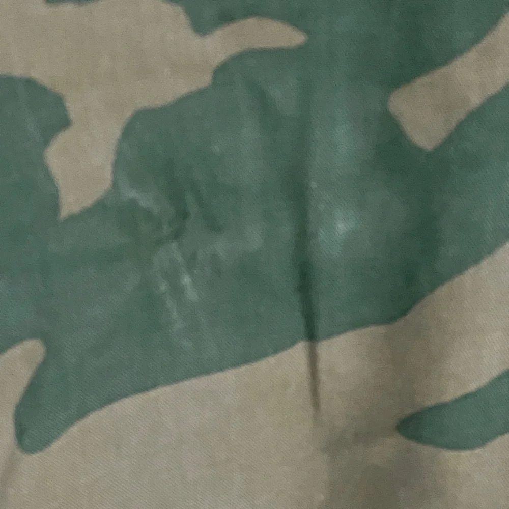 Vintage Woodland Camouflage Military Jacket subdued 1st Cavalry Division Large - Picture 9 of 9